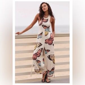 Anthropologie Daily Practice Plattsburgh Sleeveless Jumpsuit size Small